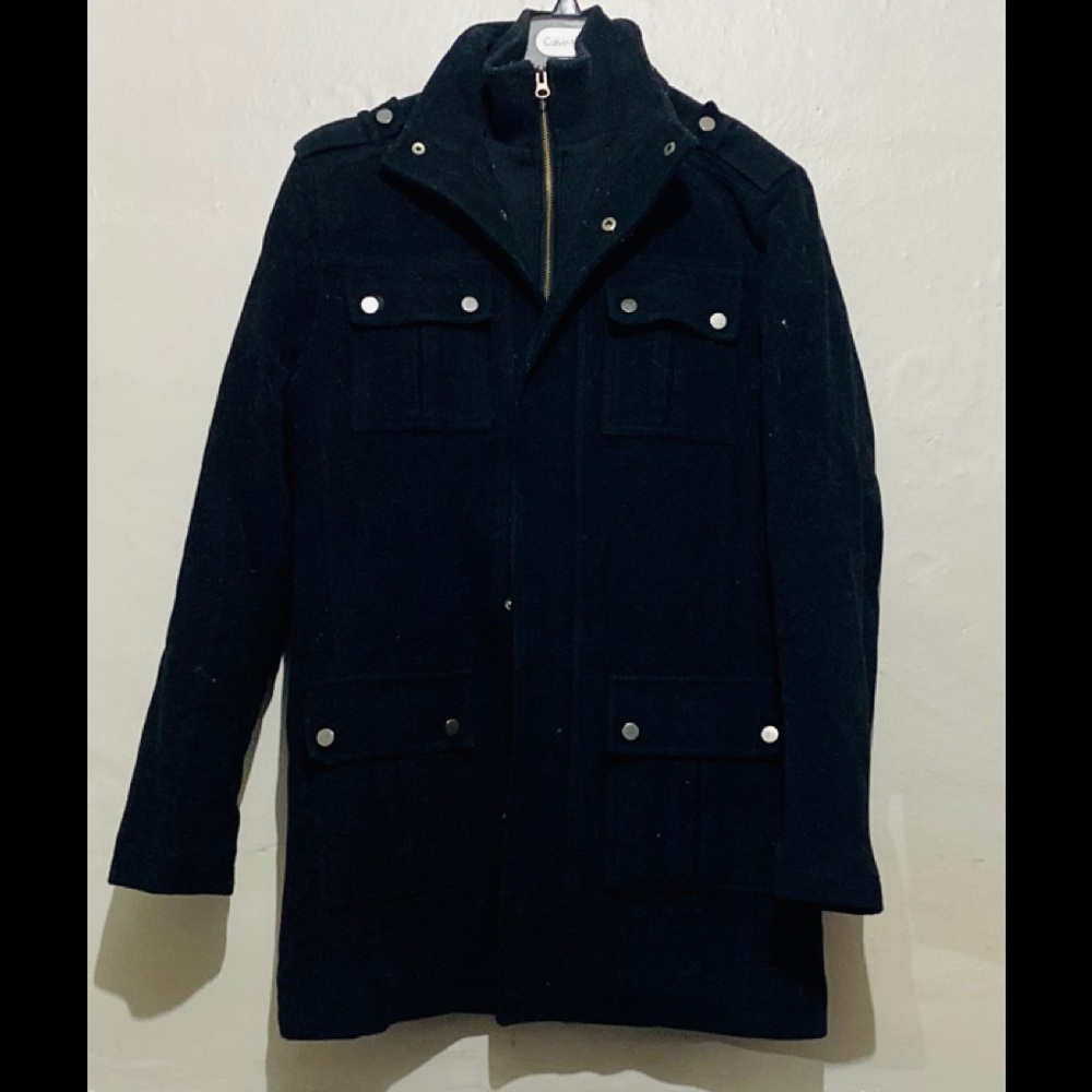 Bgsd Wool Blend Patch Pocket Toggle Coat - image 3